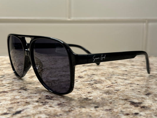 SGNM Retro Sunglasses (Black)