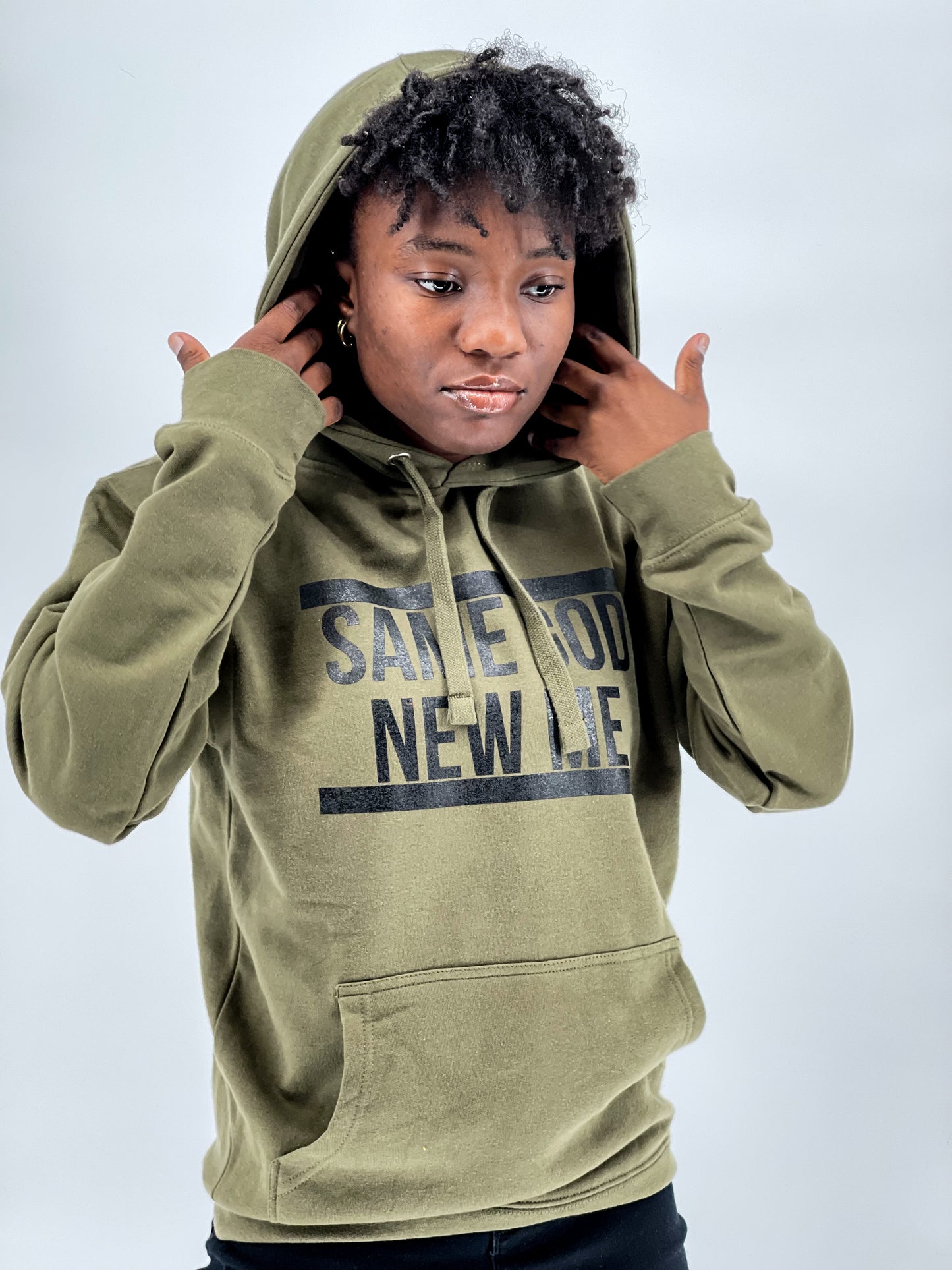 Logo Hoodie (Military Green/Black)