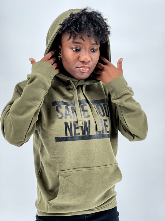 Logo Hoodie (Military Green/Black)